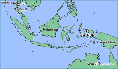 Where is Sorong, Indonesia? / Sorong, West Papua Map - WorldAtlas.com