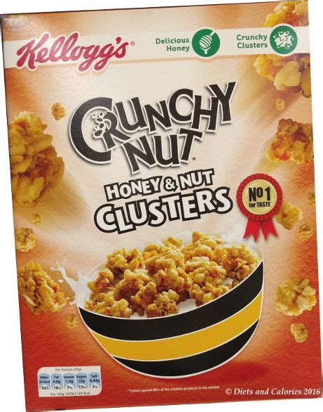 Kellogg's Crunchy Nut Honey Nut Clusters | Crunchy, Crispy cereal ...