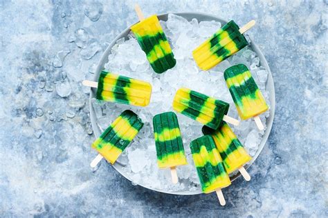 Emblazoned in our national colors, these icy pops are an Aussie twist ...