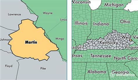 Martin County, Kentucky / Map of Martin County, KY / Where is Martin County?