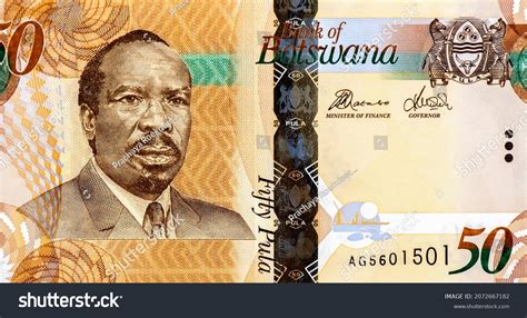 Botswana 50 Pula 2016 Banknotes Stock Photo (Edit Now) 2072667182