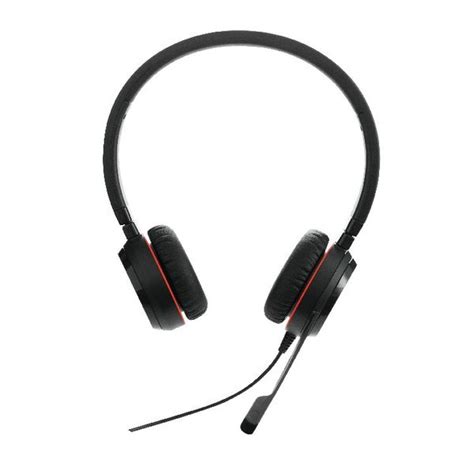 Jabra Evolve 20 SE MS Stereo Binaural Headset (Noise cancelling ...