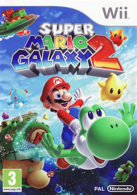 Super Mario Galaxy 2 (2010) Wii box cover art - MobyGames