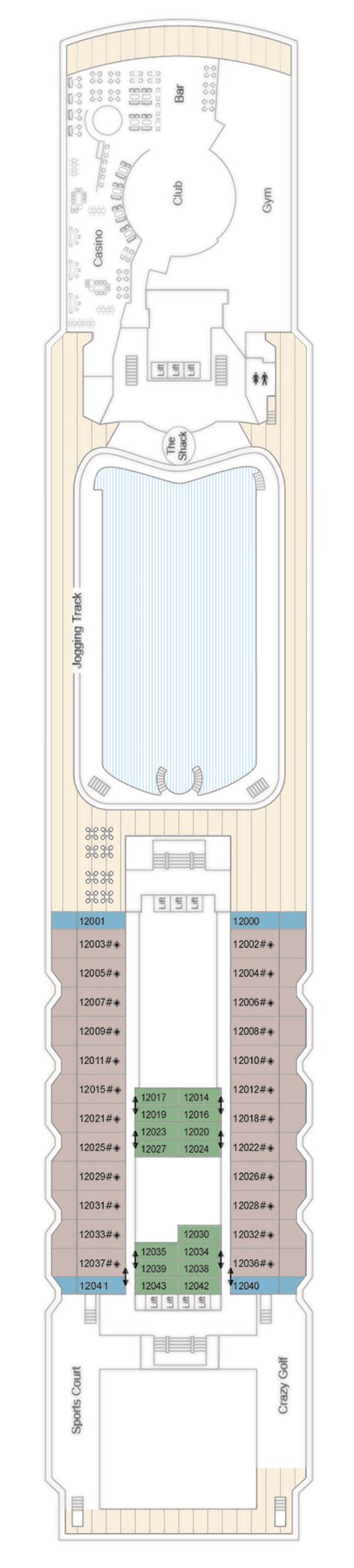 Marella Voyager – Deck Plans - Planet Cruise