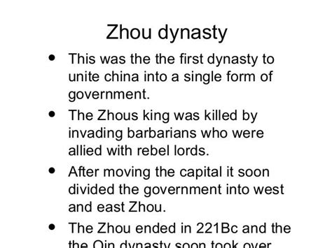 Zhou dynasty