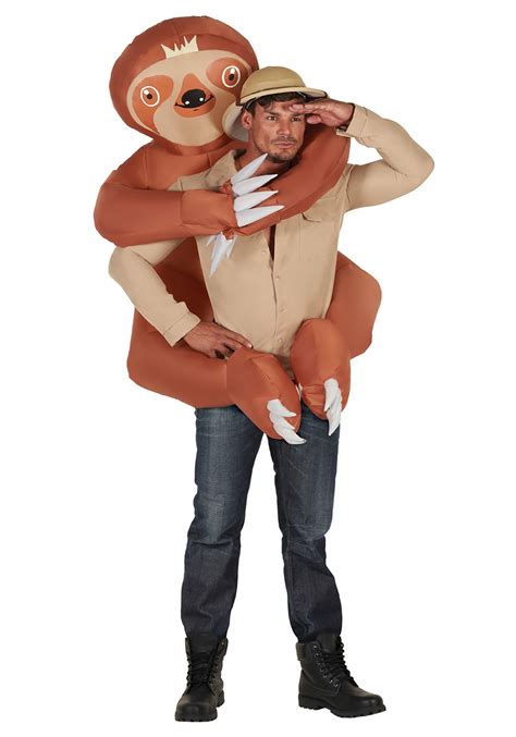 Sloth Hugger Mugger Costume Adult Inflatable