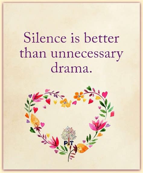 Silence Is Better Than Unnecessary Drama Pictures, Photos, and Images for Facebook, Tumblr ...