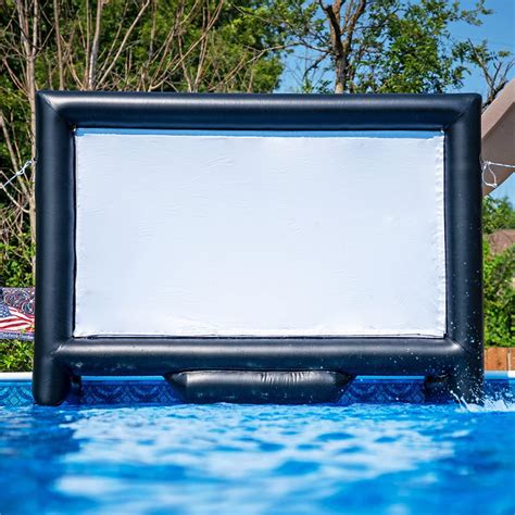 Buy Sewinfla Outdoor Movie Screen 10ft- Upgraded Airtight Design ...