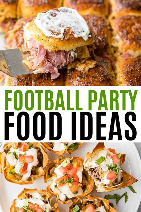 It is my favorite time of the year- Football Season! These simple and delicious Football Party ...