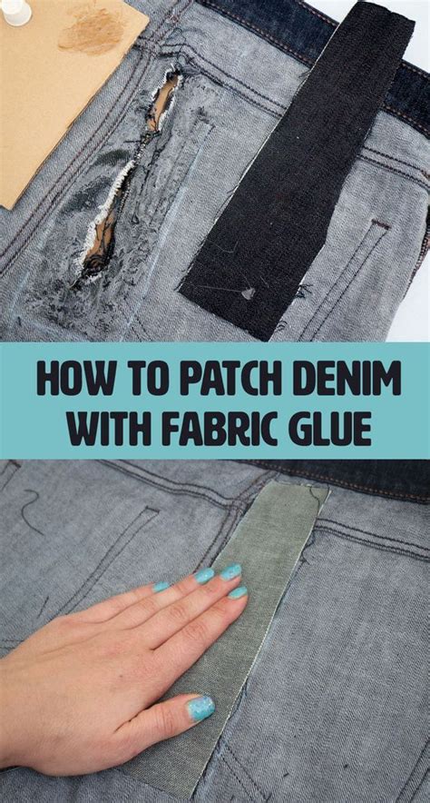 Patch Denim With Fabric Glue | Fabric glue, Best fabric glue, Glue clothes