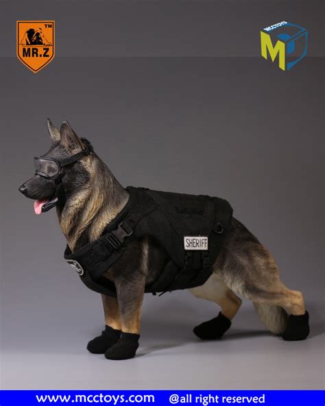 Set Tactical K9 Dog Body Armor (Noir) / QUICK-TOY