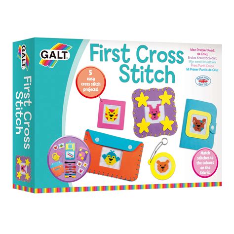 Buy Galt Toys, First Cross Stitch, Embroidery Craft Kit for Children, Ages 6 Years Plus Online ...