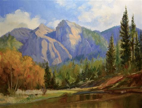 Yosemite Paintings Fine Art - Oil and watercolor paintings of El ...