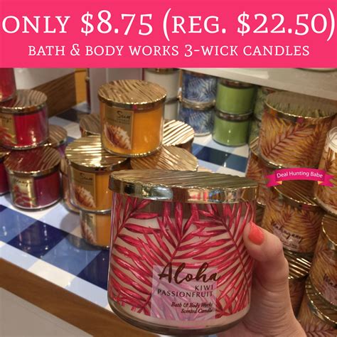 Only $8.75 (Regular $22.50) Bath & Body Works 3-Wick Candles - Deal Hunting Babe