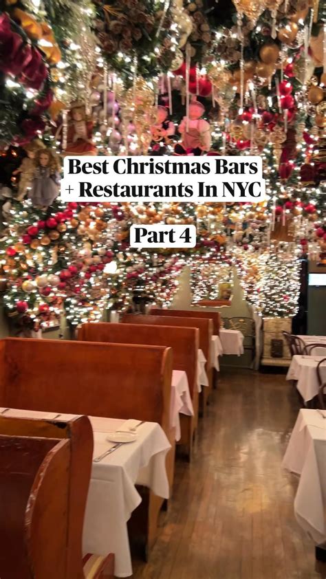 Best christmas restaurants and bars in nyc papillon bistro bar in midtown manhattan – Artofit