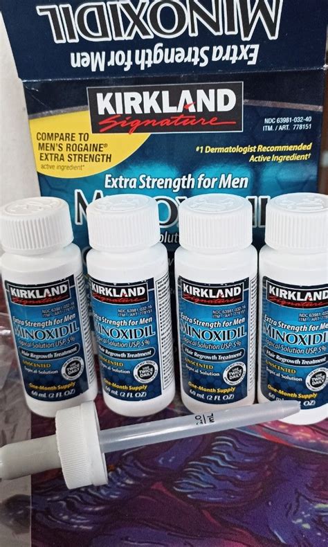 MINOXIDIL KIRKLAND 5%, Beauty & Personal Care, Hair on Carousell