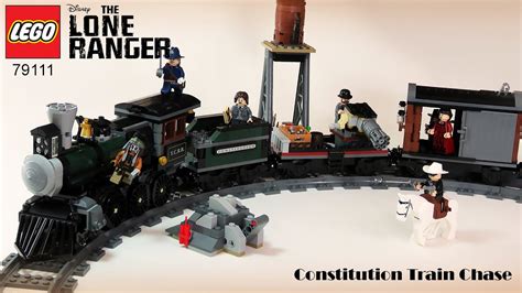 LEGO LONE RANGER - Constitution Train Chase (Set 79111 Speed Build Instructions) - YouTube