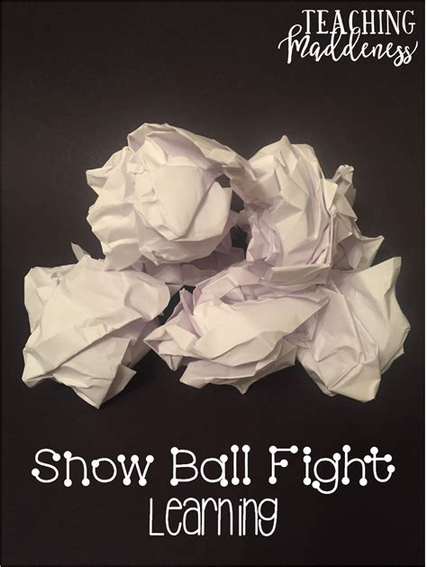 Snowball Fight Learning | Snowball fight, Active learning strategies ...