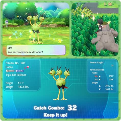 Shiny Dodrio | Shiny pokemon, Bird pokemon, Pokemon dex