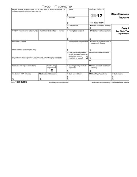 1099-MISC Form Template - Create and Fill Online