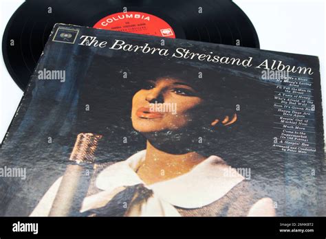 Pop artist, Barbra Streisand music album on vinyl record LP disc ...