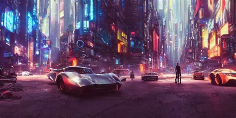 exterior shot, ready player one, city streets , | Stable Diffusion ...