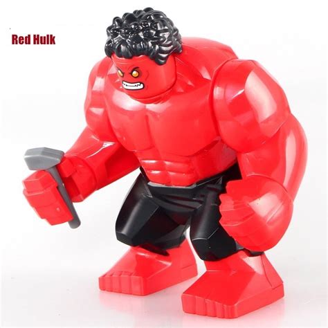 RED HULK 7cm Lego Minifigure Toys