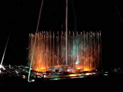 Musical Fountain at Krishna Raja Sagara (KRS) Dam - YouTube