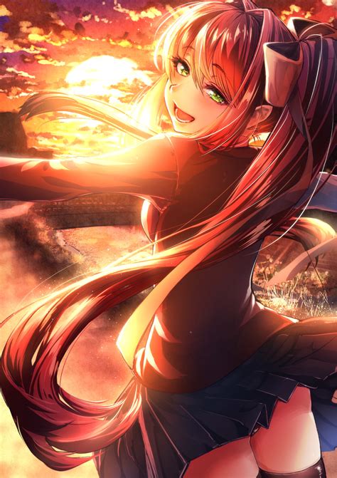 ArtStation - ddlc monika