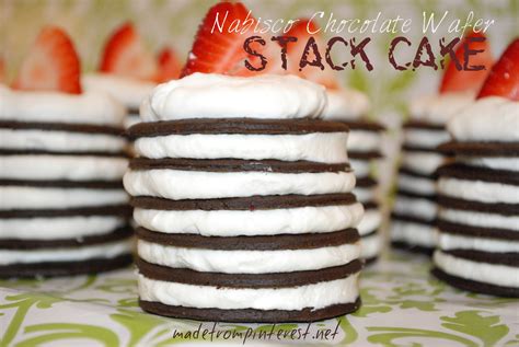 Nabisco Chocolate Wafer Stack Cake - TGIF - This Grandma is Fun