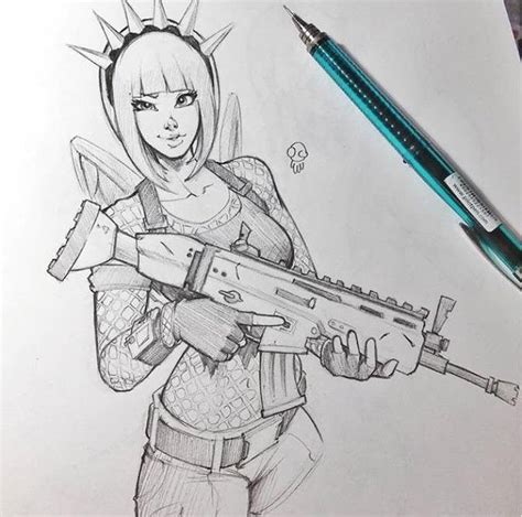 Fortnite Art on Twitter: "Incredible Power Chord drawing by ...