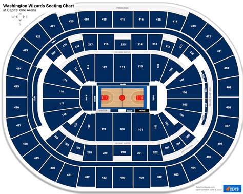 Capital One Arena Section 106 - Washington Wizards - RateYourSeats.com