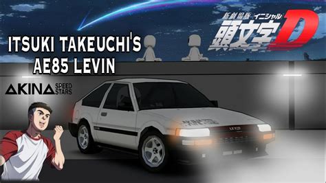 FR Legends | Itsuki Takeuchi's Detailed AE85 Levin Initial D Livery - YouTube