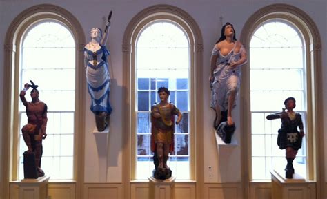 Ship figurehead typology. Peabody Essex Museum collection. Photo by ...