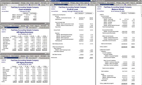 Quickbooks Report Templates