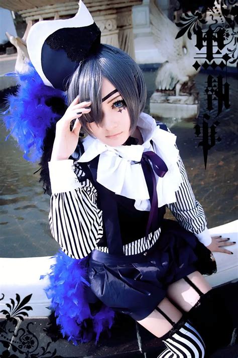 Aliexpress.com : Buy Free shipping Ciel Cosplay Set Anime Black Butler Ciel Phantomhive circo ...