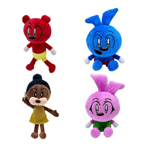 Riggy-Plush-Toy-Cartoon-Game-The-Rabbit-Monkey-Plushie-Dolls-Bunny-Danno-Cal-Drawings-Stuffed ...