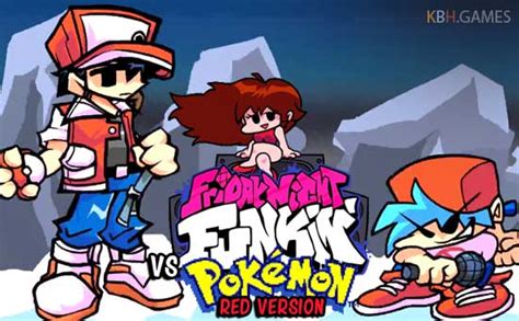 FNF vs Pokemon Red Version Mod Online - Game on KBH