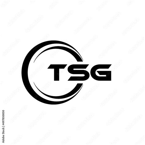 TSG letter logo design with white background in illustrator, vector logo modern alphabet font ...