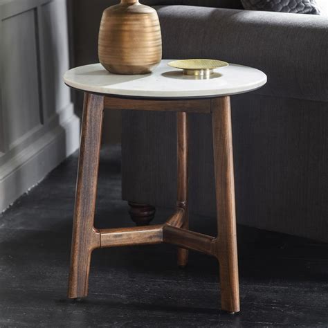 Madrid Marble Top Side Table - Free Delivery