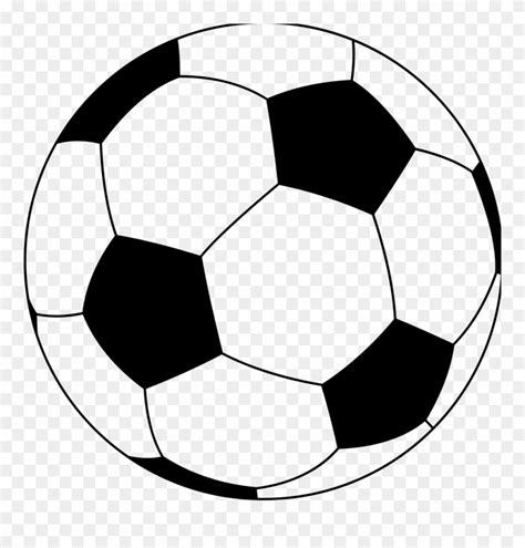 Simple Soccer Ball - Transparent Cartoon Soccer Ball Clipart (#456122 ...