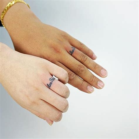 25 Wedding Ring Tattoo Ideas That Don't Suck | A Practical Wedding