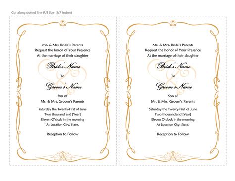 For DIY invites, check out Microsoft's free te… | Free wedding invitation templates, Free ...