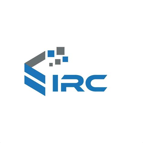 IRC letter logo design on white background. IRC creative initials letter logo concept. IRC ...