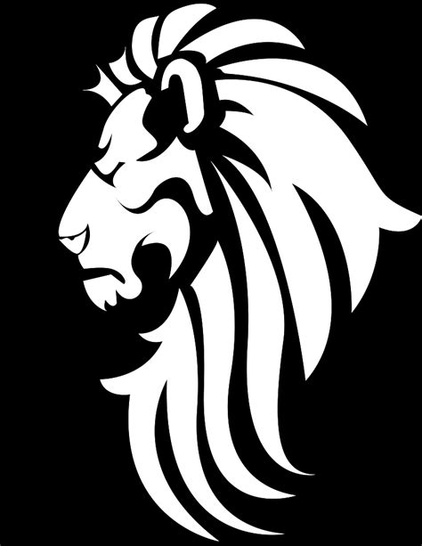 Lion Face Stencil - Cliparts.co