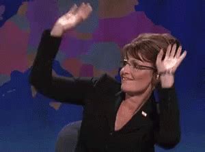 Happy Sarah Palin GIF - Happy SarahPalin Dance - Discover & Share GIFs