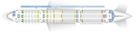 Seat Map and Seating Chart Lufthansa Airbus A350 900 Three Class Layout ...