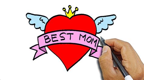 How to draw stuff for mother's day simple drawing version | Simple Drawing Ideas