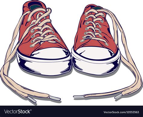 GYM SHOE Royalty Free Vector Image - VectorStock