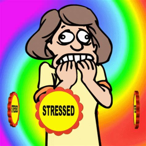 Animated Girl Stressed Out GIF | GIFDB.com